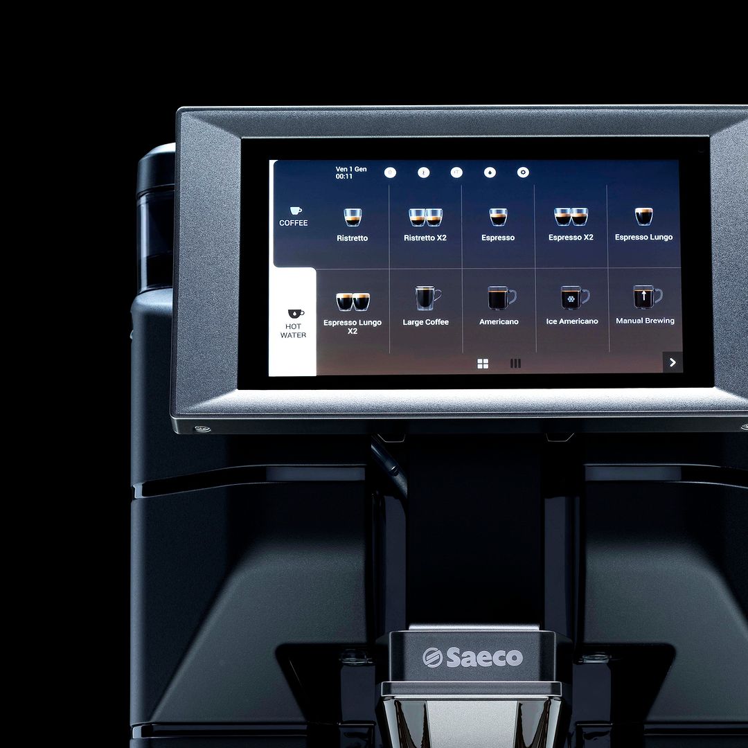Saeco Magic M2 sở hữu màn hình cảm ứng rộng lớn