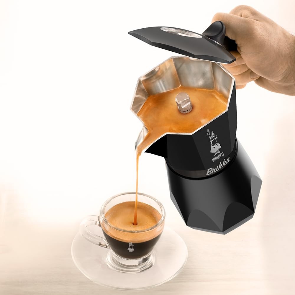 Ấm pha cà phê Bialetti Brikka pha cafe có lớp crema